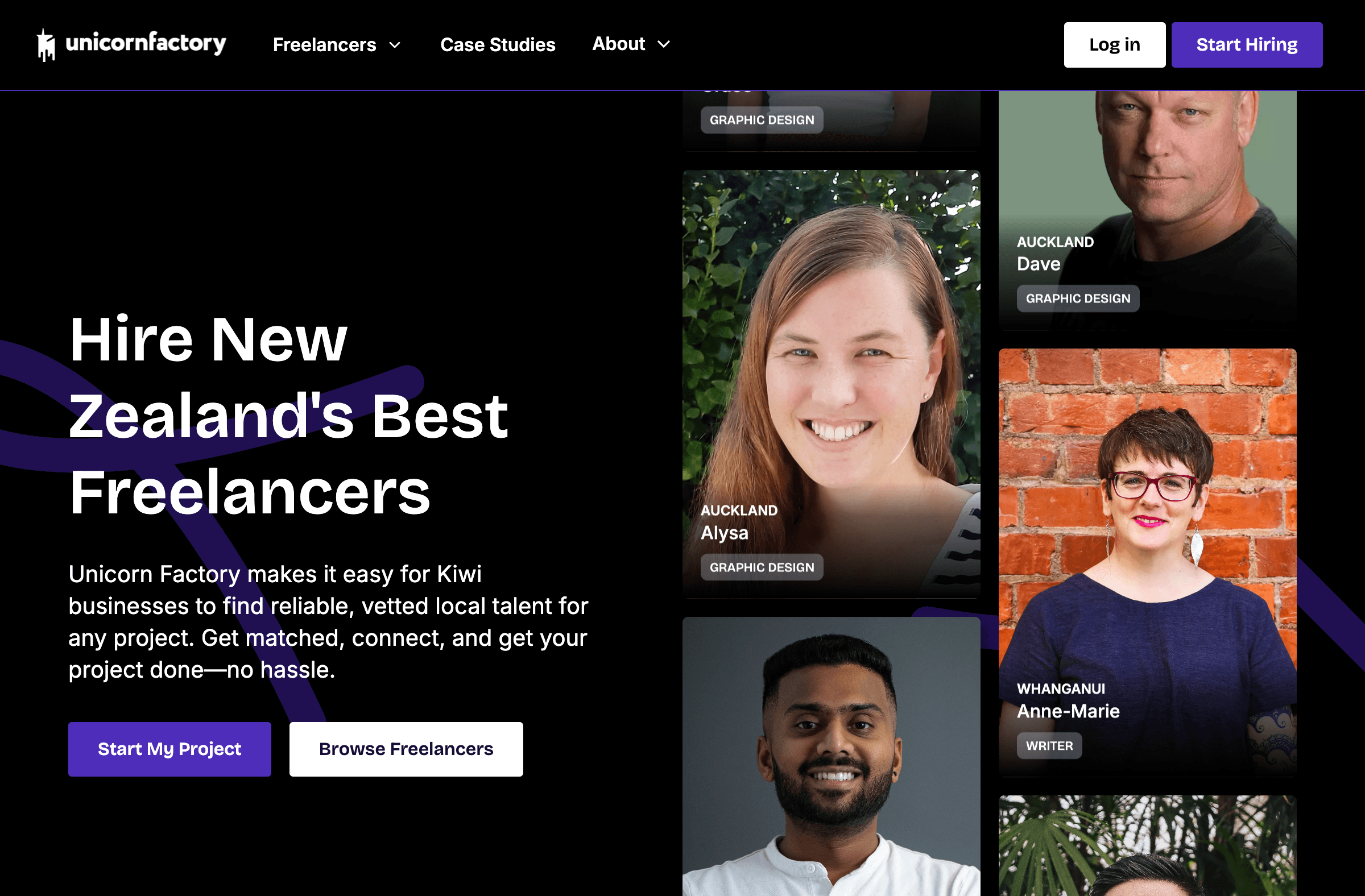 Unicorn Factory NZ - Directory built with Webflow