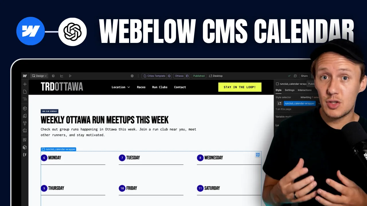 How to Build Custom Webflow CMS Features with ChatGPT & AI