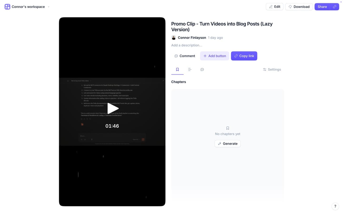 Turn Videos into Short Clips with Tella